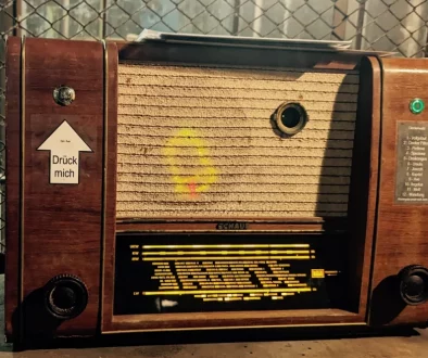 Foto eines alten Radios