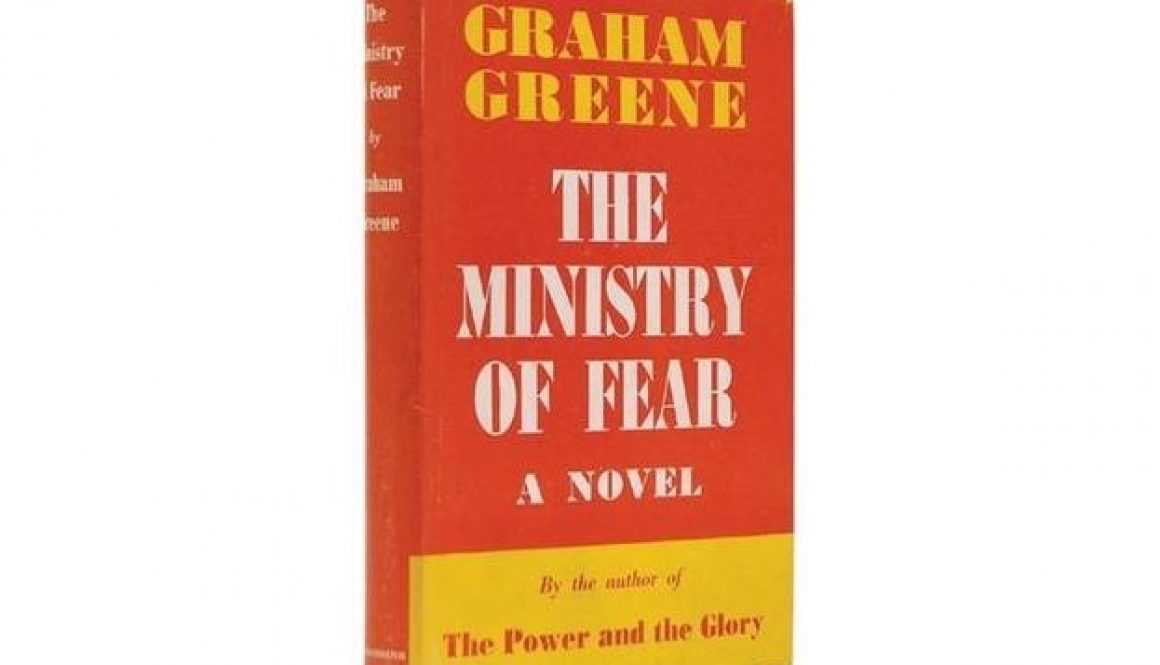 First Edition cover of Graham Greene's Ministry of Fear